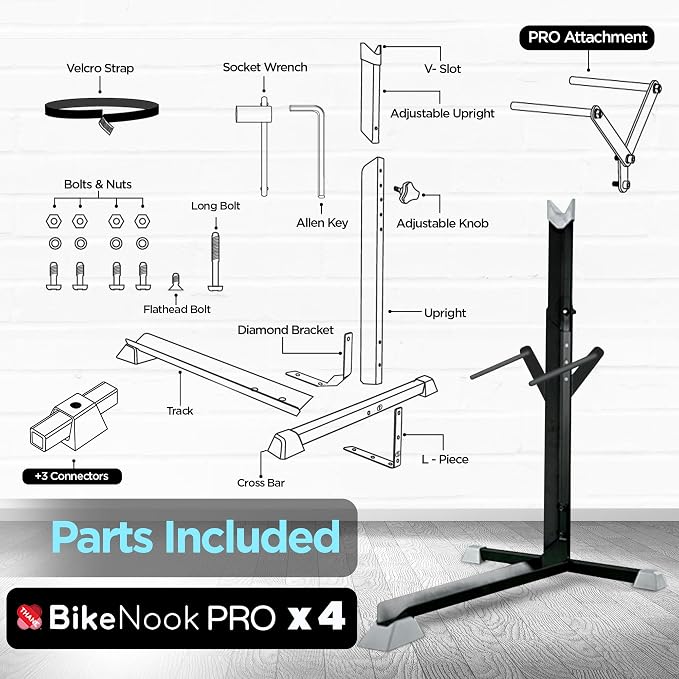 Bike Nook Pro Stand & Vertical Storage Rack - Image 3