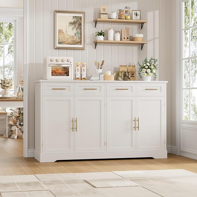 HOSTACK 60" Large Buffet Sideboard - Image 4