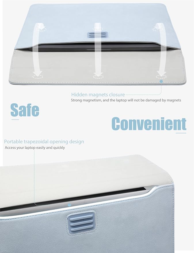 HYZUO 13.3-14 Inch Laptop Sleeve Case Bag - Image 4