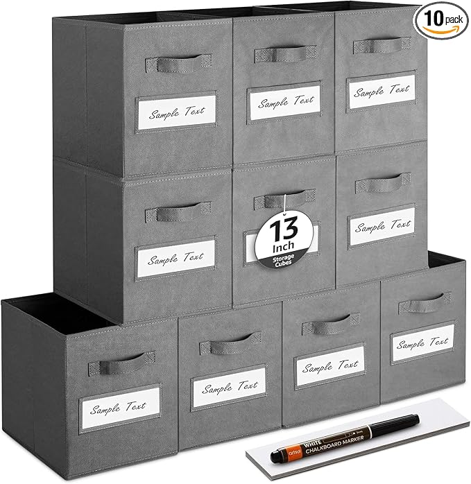 artsdi 13x13x13 storage cube bins Fabric storage cubes by Artsdi