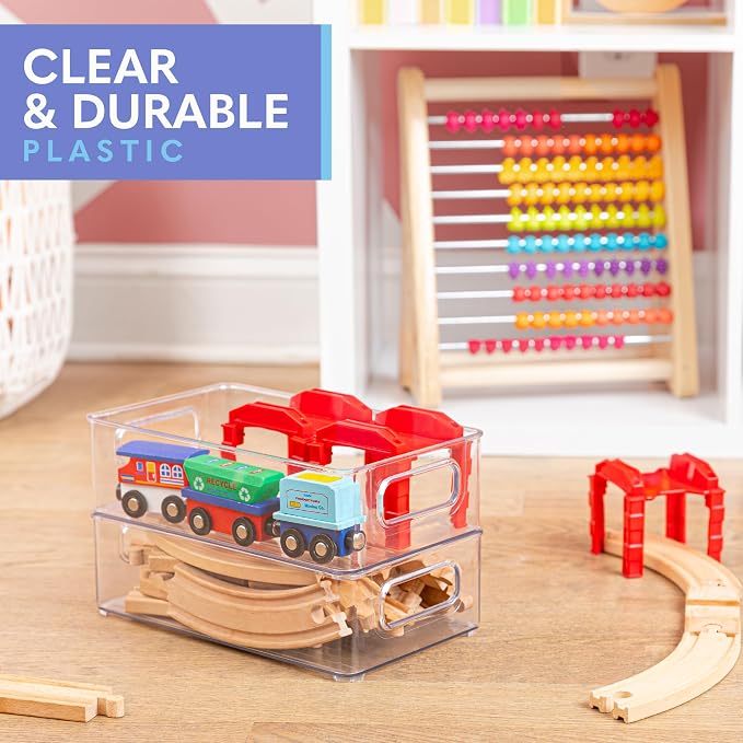primebox 2 Pack Clear Plastic Organizing Container - Image 2
