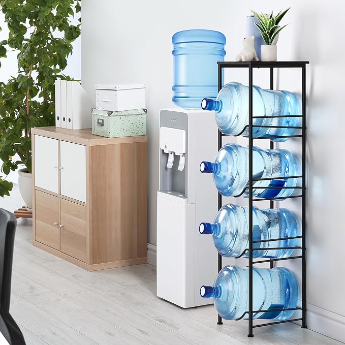 ETELI 5 Gallon Water Jug Holder 4 Tier Gallon Water Bottle Holder - Image 6