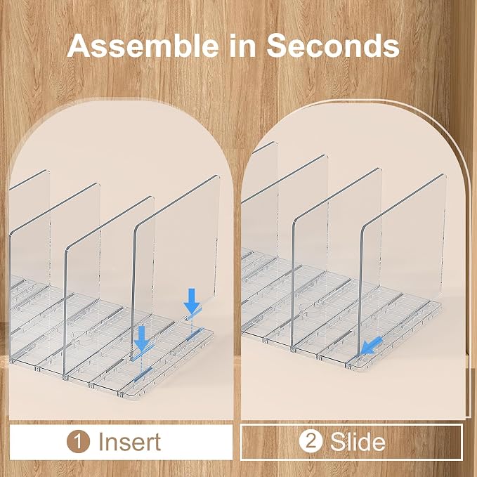 Bag & Purse Organizer for Closet: Adjustable Clear Handbag Storage Shelf - Image 7