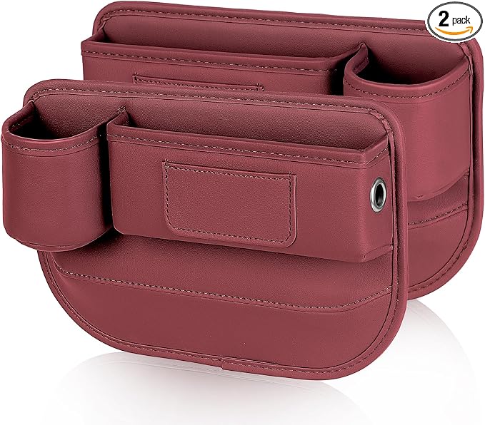 Kwak's 2 Pack Car Seat Gap Filler Organizer by Kwaks
