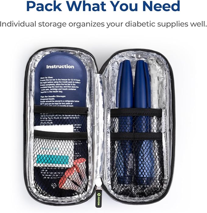 AUVON Insulin Cooler Travel Case - Image 3