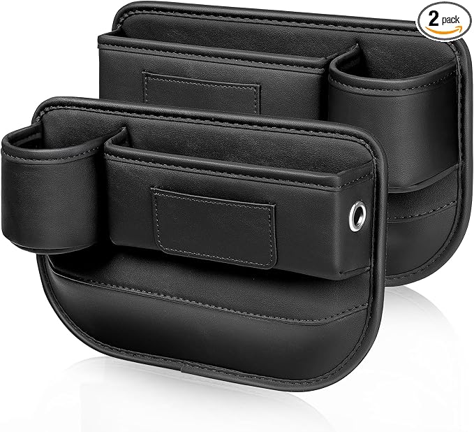 Kwak's 2 Pack Car Seat Gap Filler Organizer by Kwaks