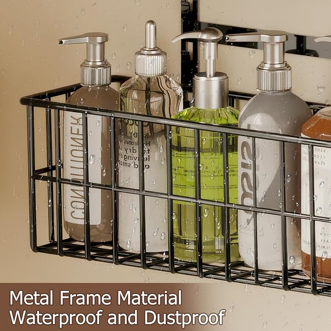 Adjustable Over The Door Organizer, Metal Hanging Door Organizer - Image 7