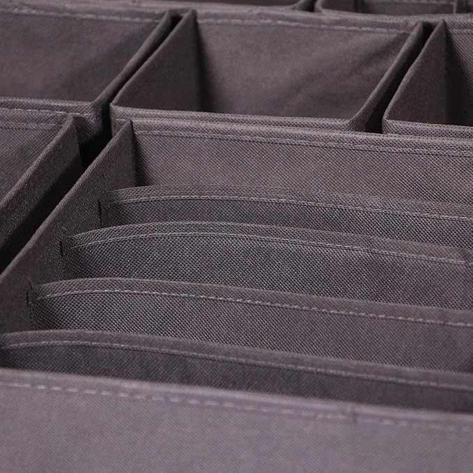 DIOMMELL 4 Pack Foldable Cloth Storage Box Closet Dresser Drawer Organizer - Image 6