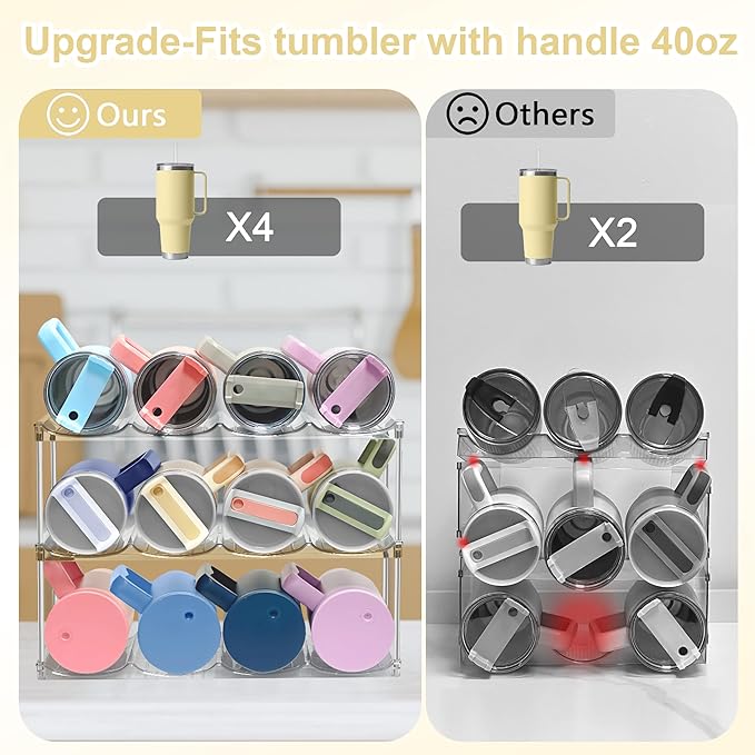 Stackable Water Bottle Organizer - Image 5