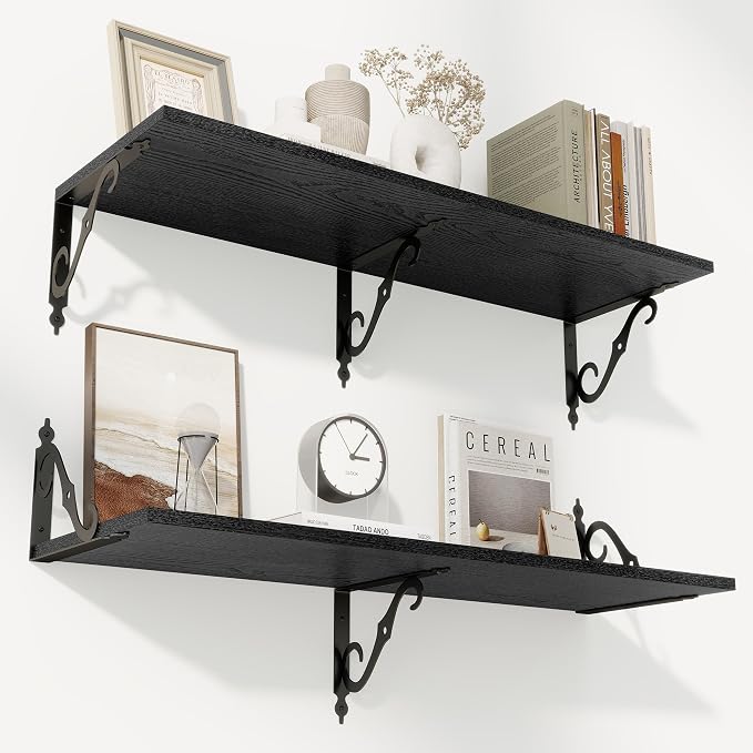 RICHFOCUS 12 Inch Deep Floating Shelves by Unknown