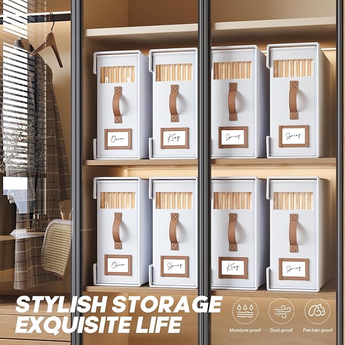 BigPonpPon 8 Pack Bed Sheet Organizers And Storage - Image 5