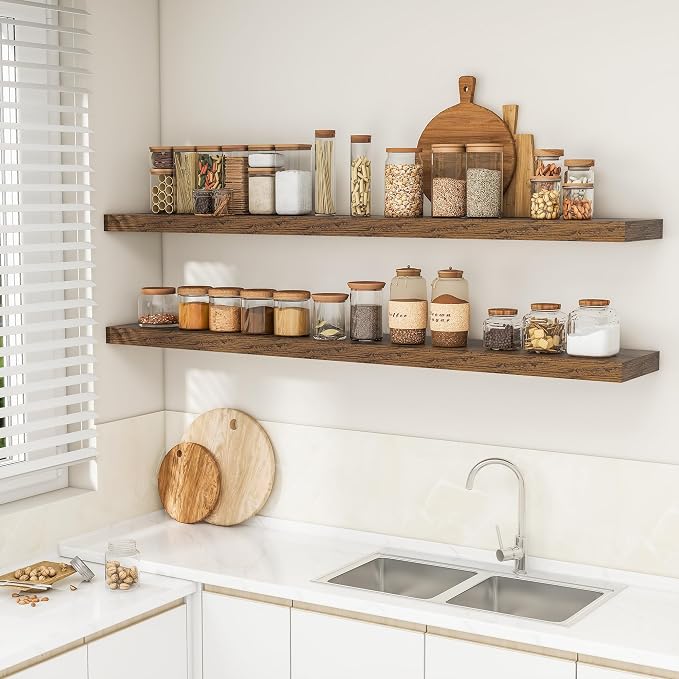 RICHFOCUS 72Inch Floating Shelves - Image 3