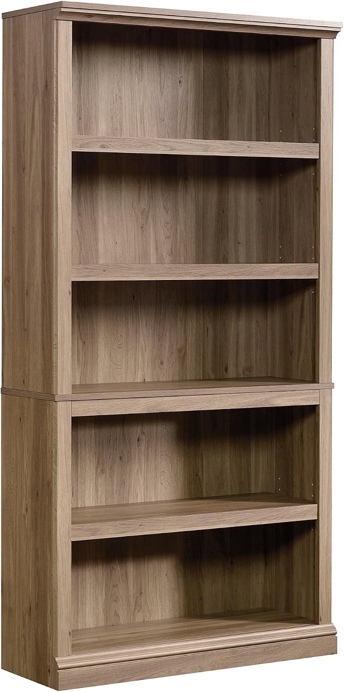 Sauder 5 Tier Book Shelf Wooden Bookcase Multipurpose Bookshelf by SAUDER%C2%AE