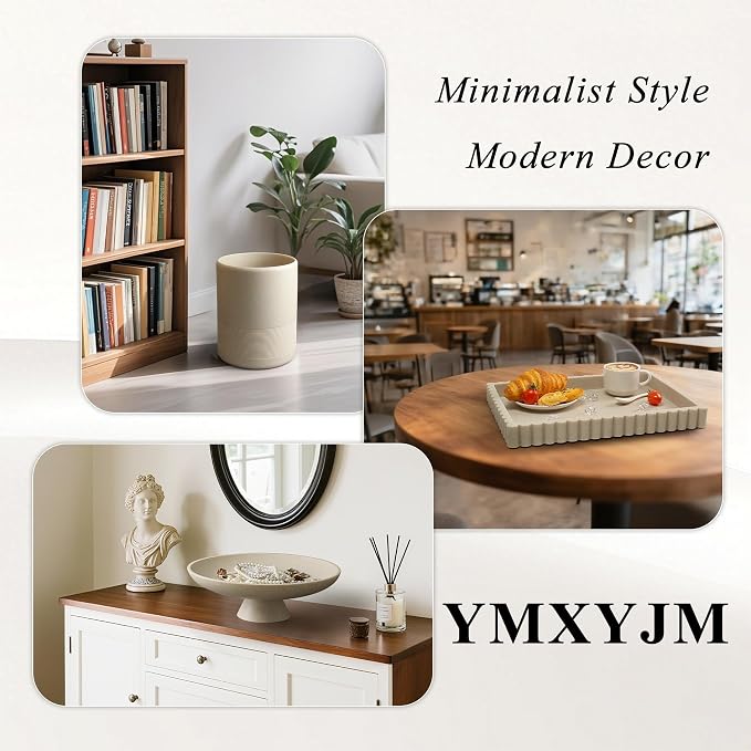 YMXYJM-Scalloped Coffee Table Tray，Ottoman Tray - Image 6