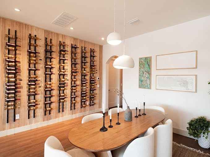 Ultra Wine Racks Wall Mounted Label-Out Wine Racks