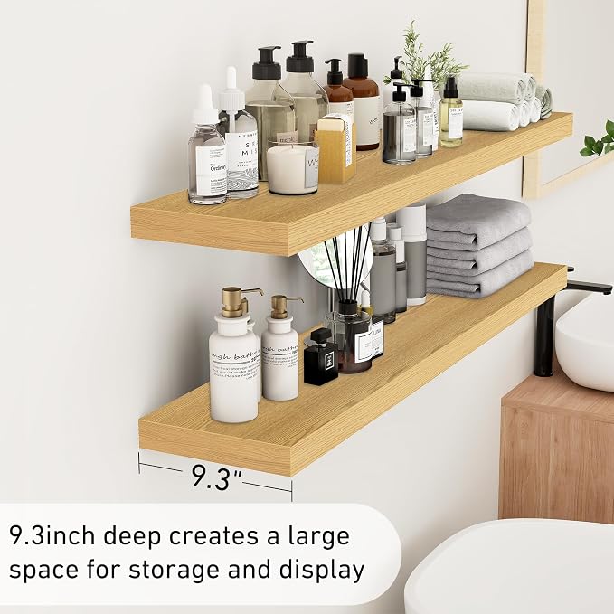 Fun Memories Floating Shelves 48 Inch Long, 9.3Inch Deep Floating Shelves - Image 5