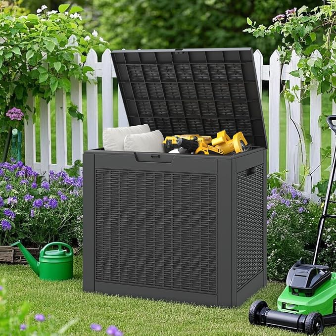 NUNU LAB 30 Gallon Outdoor Storage Box Waterproof, Outside Package Delivery - Image 2