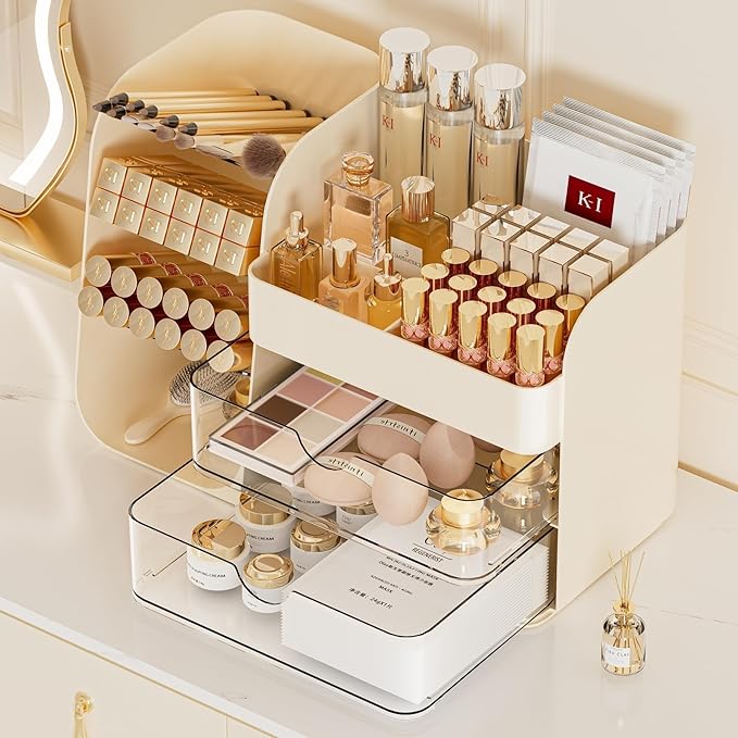 Makeup Organizer with Brush Holder - Image 3