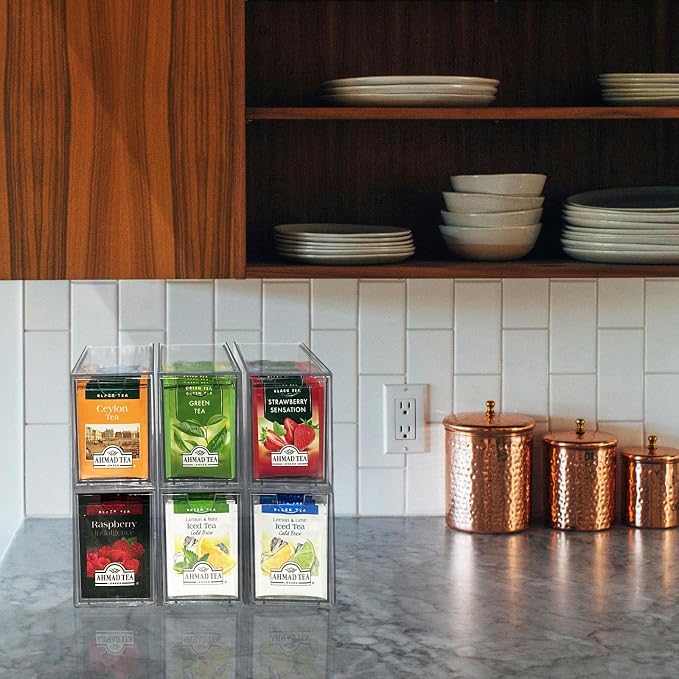 6-Pack Tea Bag Drawers Organizer - Image 5