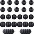 BEADNOVA Cable Clips Cord Organizer Cable Management Wire Cord Holder 24 Pcs by BEADNOVA