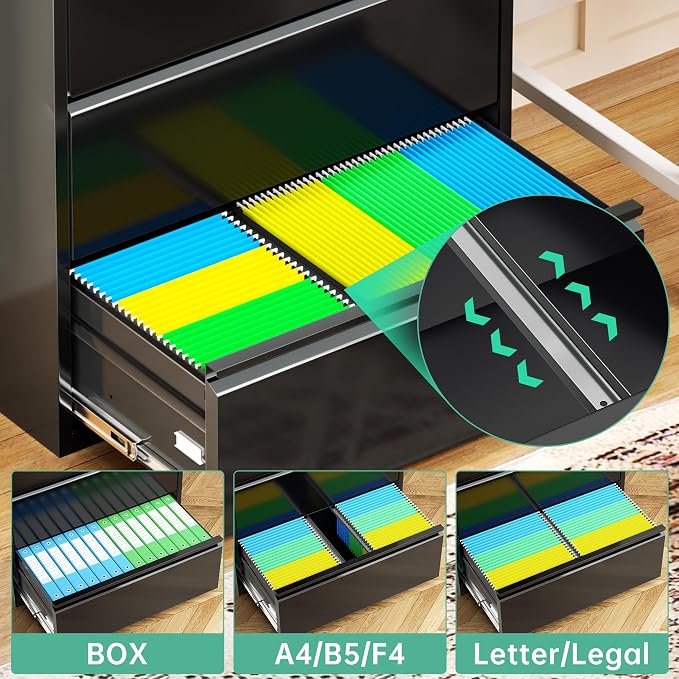 Bonusall 3 Drawer Lateral File Cabinet - Image 4