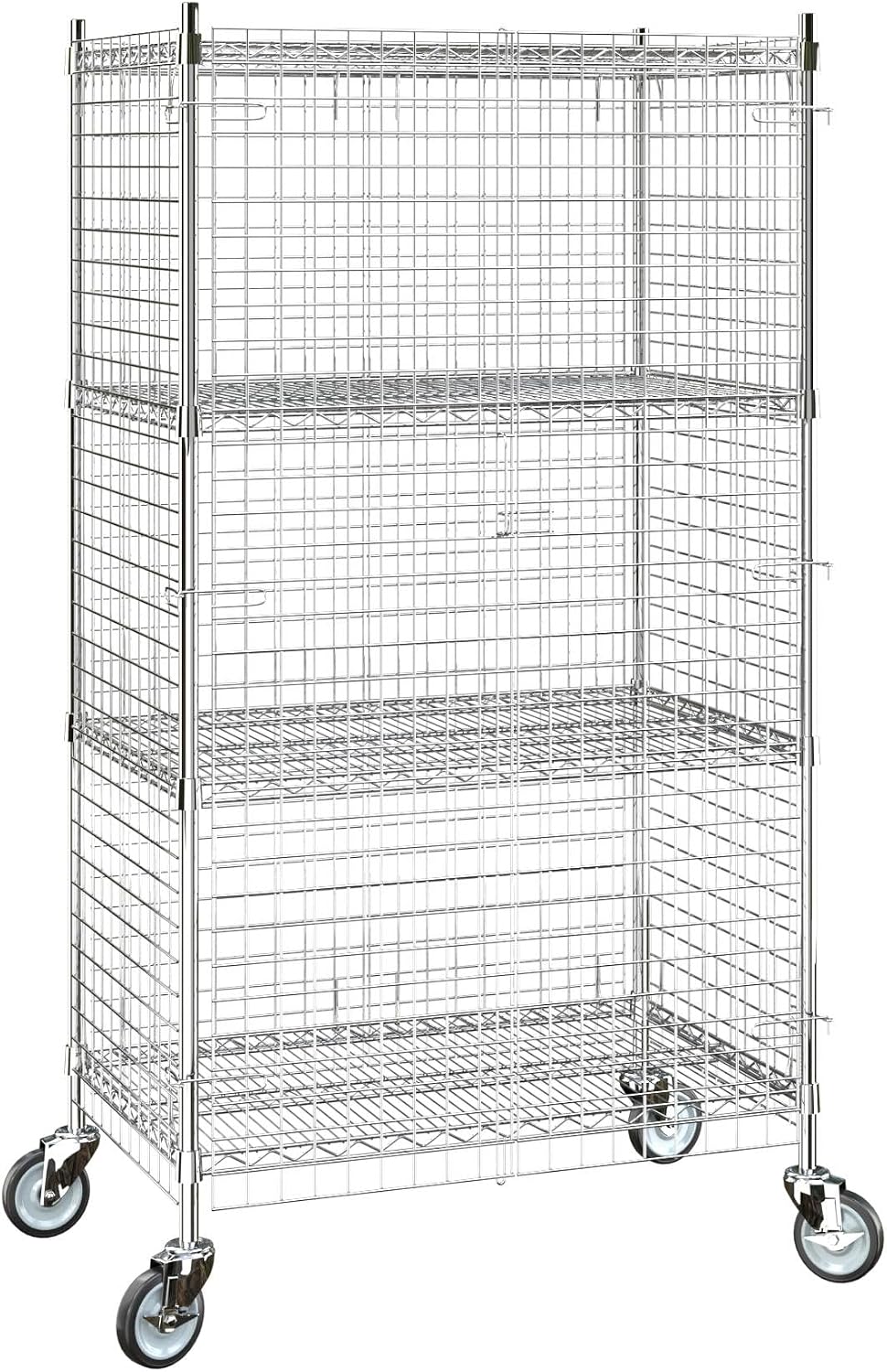 24"x36"x70" Metal Wire Chrome Security Heavy Duty Commercial NSF