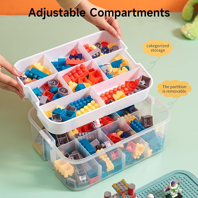 Plastic Stackable Organizer Storage Case - Image 3