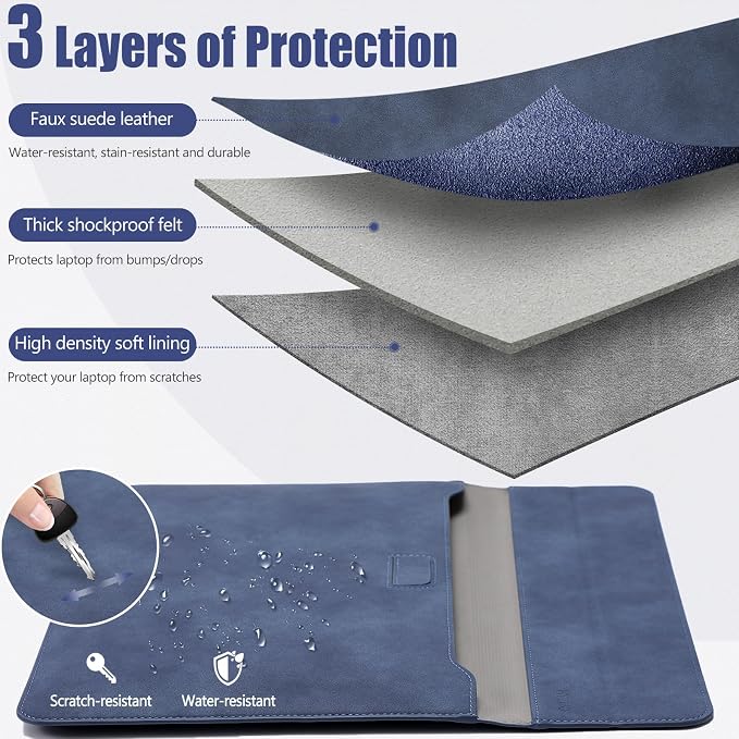 HYZUO 13.3-14 Inch Laptop Sleeve Case - Image 3