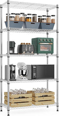 1250 lbs 5 Tier Shelf Metal Storage Shelves Wire Rack Closet Organizers by MEIGAOPLASTICANDMETALHKCOLIMITED