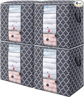 WISELIFE Storage Bags 4 Pack/100L Large Blanket Clothes Organization and by WiseLife