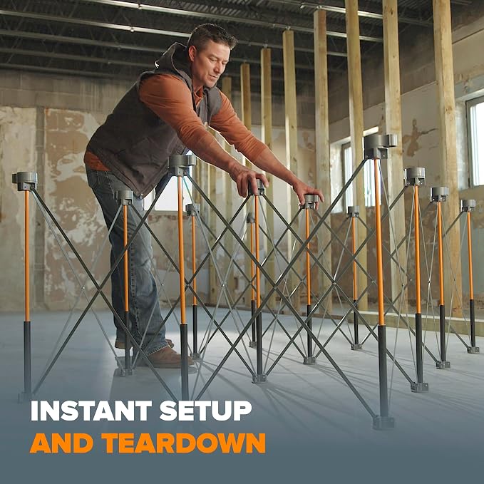 BORA Centipede CK12S 30 inch height Portable Work Stand, Includes 4 X-Cups - Image 4