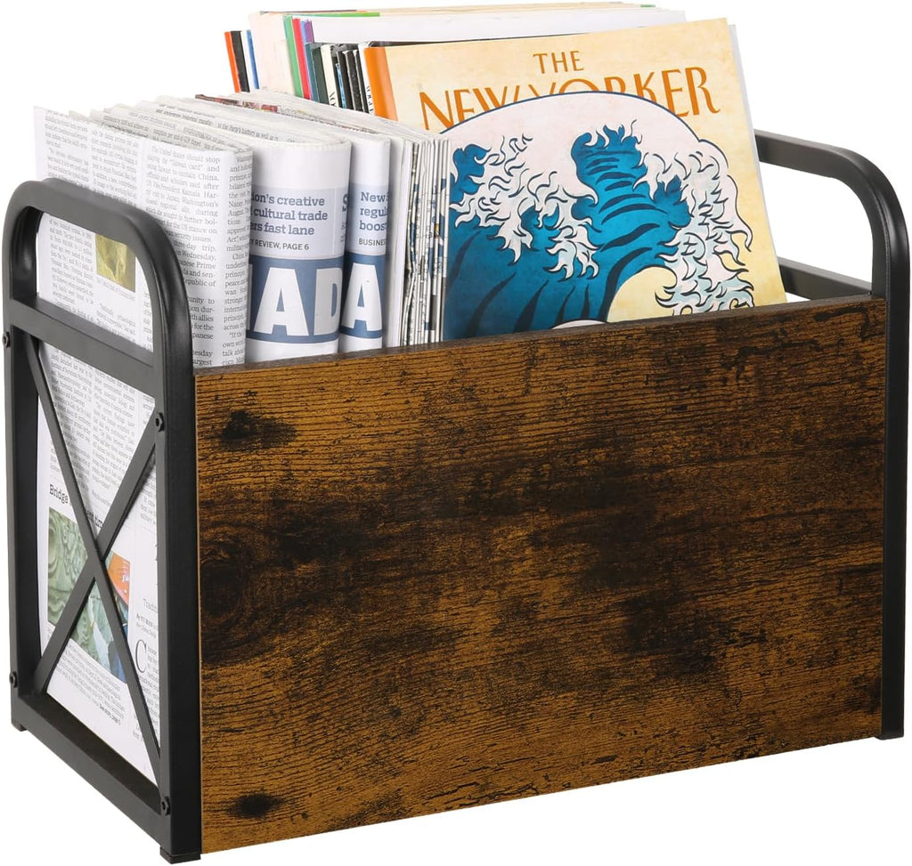 Magazine Holder, Magazine Rack Floor, Magazine Storage Basket, Folder