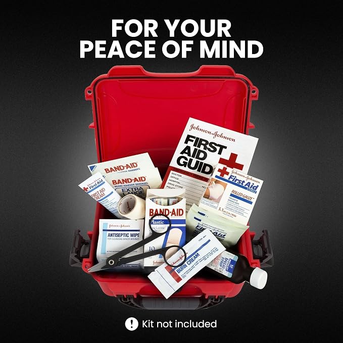 NANUK 904 Waterproof First Aid Box Empty – Durable, Medical First Aid Organizer - Image 3