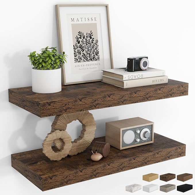 RICHFOCUS 24Inch Floating Shelves by Unknown