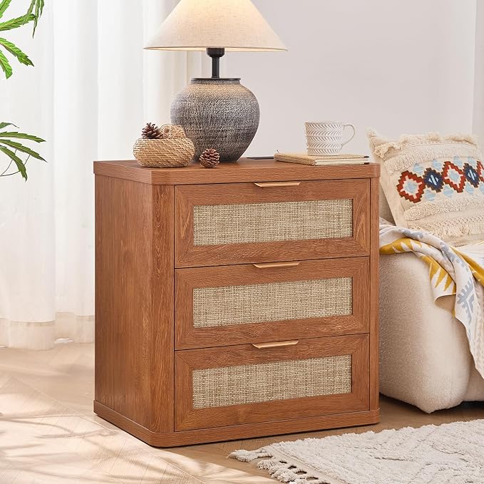LEYAOYAO Rattan Night Stand Set of 2 - Image 9