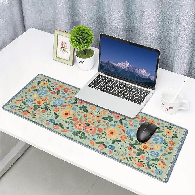 Gaming Mouse Pad, Large Non-Slip Rubber Base Mousepad, Keyboard Mouse Mat - Image 8