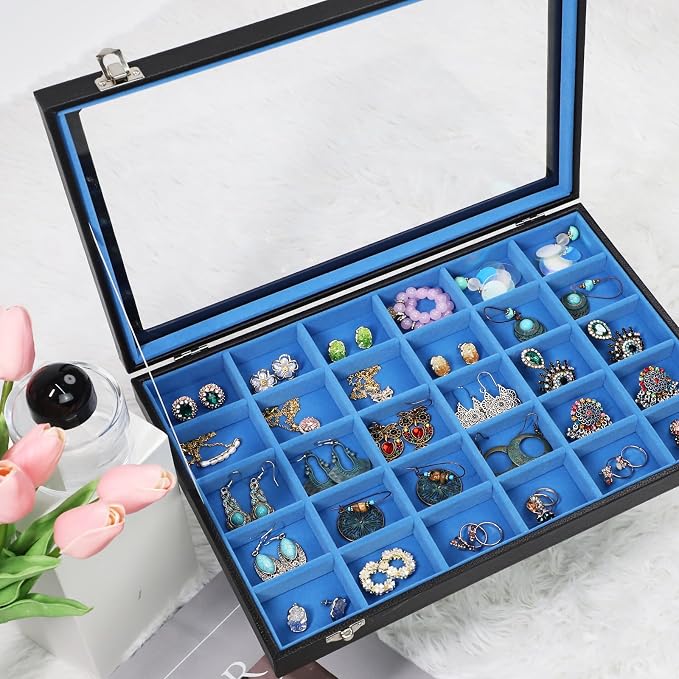 Stratalife Jewelry Holder Organizer Jewelry Drawer Organizer Earring Holder - Image 4