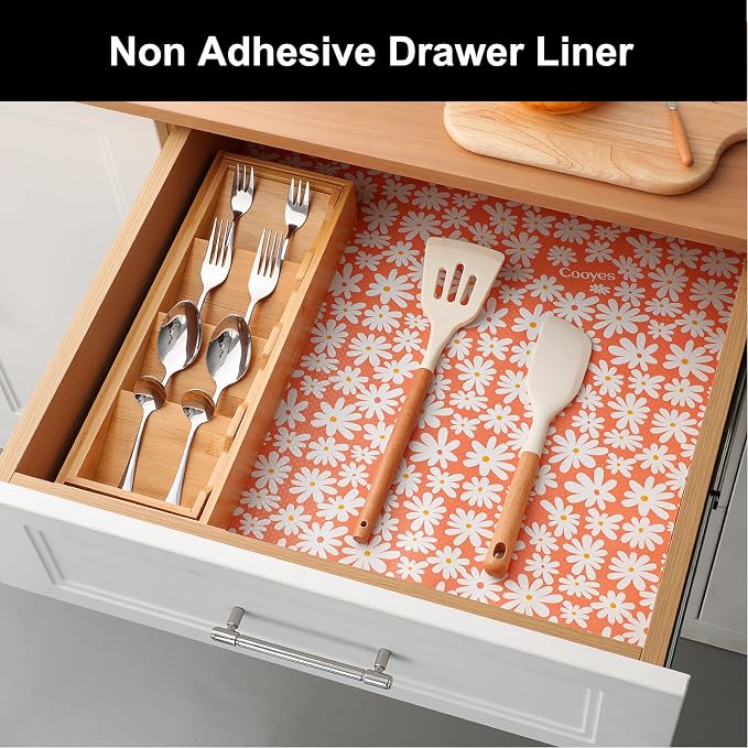 Cooyes Shelf Liner – Premium Non-Adhesive Cabinet & Drawer Liner - Image 3