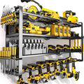 Large Power Tool Organizer Wall Mount, Heavy Duty Metal Tool Storage Rack Loads by MOOMSINE