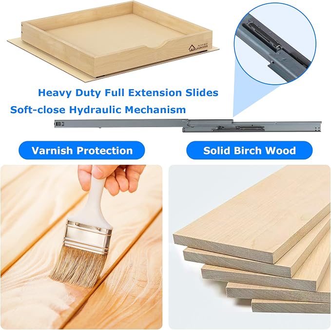 WelFurGeer Soft Close Pull Out Drawers - Image 4
