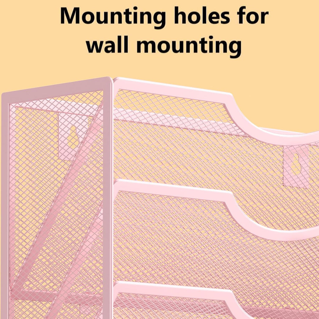 Kuntine.B Wall File Organizer Office Hanging Magazine Holder Wall File