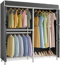VIPEK V4C Garment Rack with Cover, Heavy Duty Portable Closet Adjustable Metal by VIPEK
