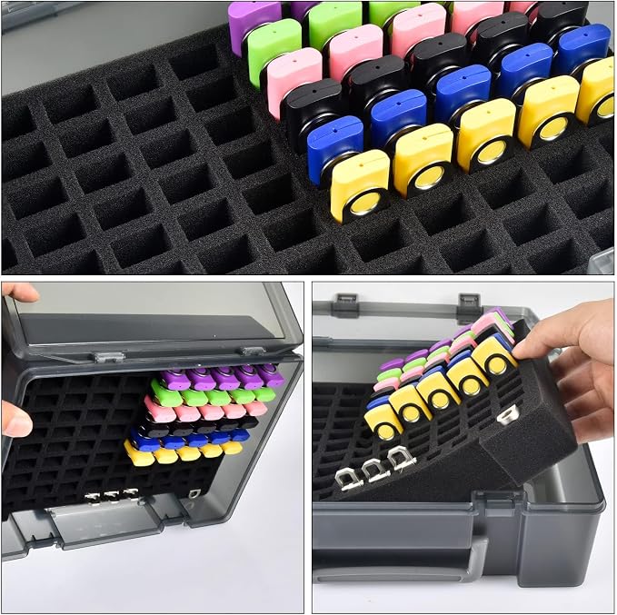 Flash Drive Case USB Memory Stick SD Card Storage Organizer- Holds 104pcs Thumb - Image 4