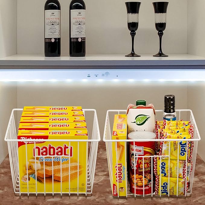 Upright Freezer Organizer Bins， Freezer Baskets - Image 7