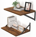 Heimlove Deep Floating Shelves for Wall, 16W x 12D Wood Wall Shelves Set of 2 by Heimlove