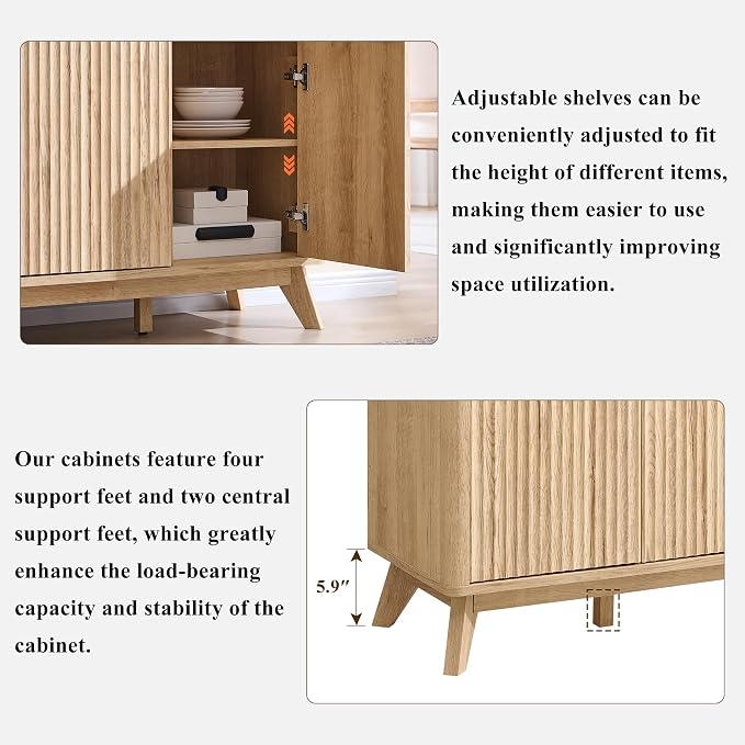 OKD Fluted Storage Cabinet - Image 6