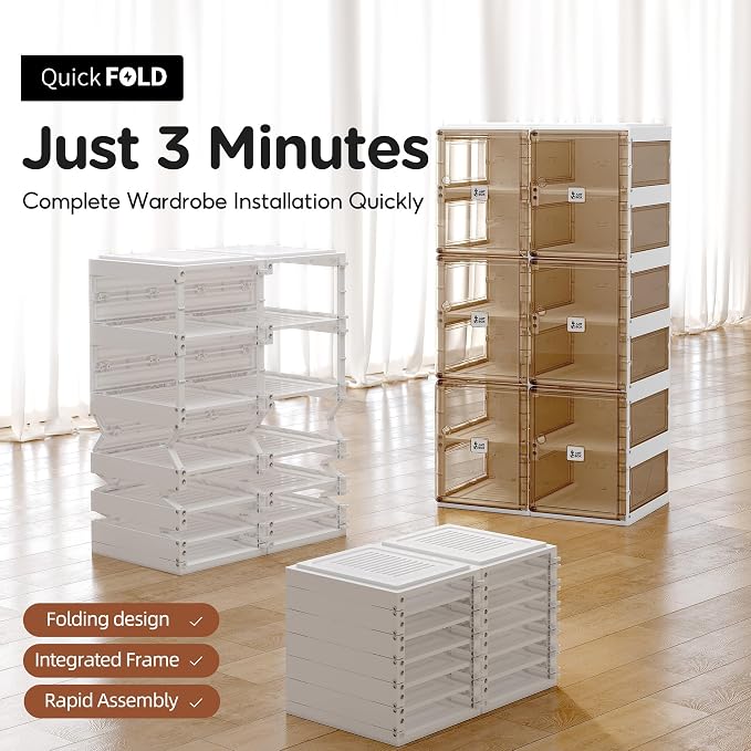 ANTBOX Foldable Shoe Rack, Shoe Organizers - Image 4