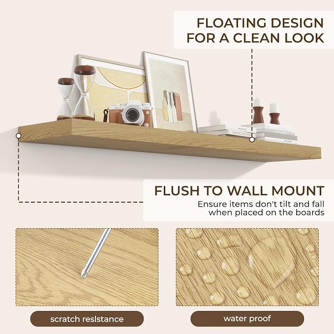 RICHFOCUS 55Inch Floating Shelves - Image 4