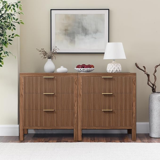 6 Drawer Dresser, Chest of Drawers Organizer by LSKTGA