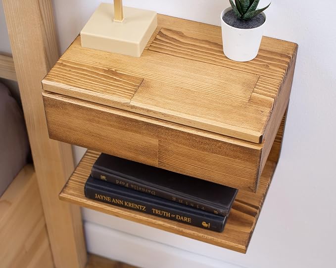 Floating Nightstand Side Accent or End Table - Image 2